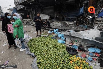 اوضاع در اردوگاه مهم فلسطینی ها در مرکز نوار غزه پس از آتش‌بس موقت