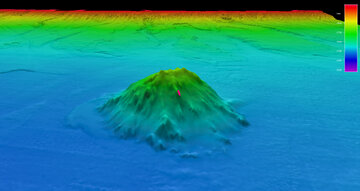 کشف کوهی عظیم که در اعماق اقیانوس پنهان شده/ عکس