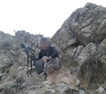 دستگیری شکارچی متخلف محیط زیست در کوهدشت