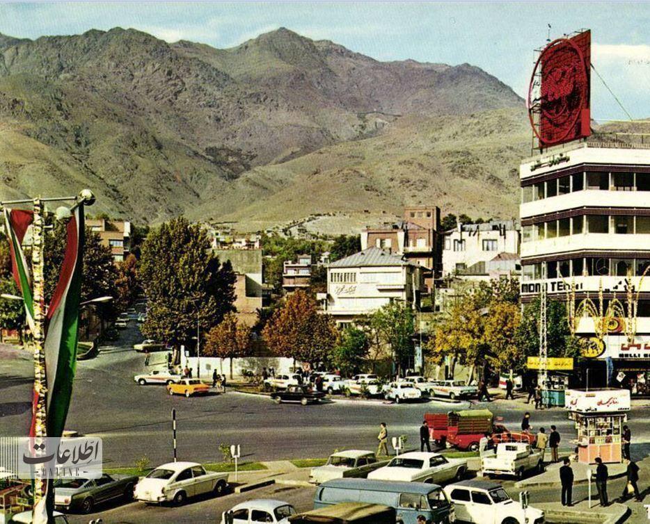 تصویری جالب از میدان شمیران، ۵۰ سال پیش/ عکس