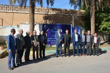 افتتاح پروژه فیبر نوری مخابرات در کوی استادان دانشگاه شهید چمران اهواز