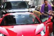 ببینید | برخورد پلیس با راننده قانون‌شکن و مغرور خودروی فراری در نیویورک