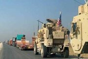 ببینید | تصاویر تازه از توقف کاروان نظامی آمریکایی توسط نیروهای الحشدالشعبی عراق