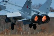 ببینید | تصاویر گشت‌زنی جنگنده‌ میگ ۳۱ روسیه در خرسون