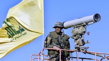 Military positions of Zionist regime under fire of Lebanon's Hezbollah