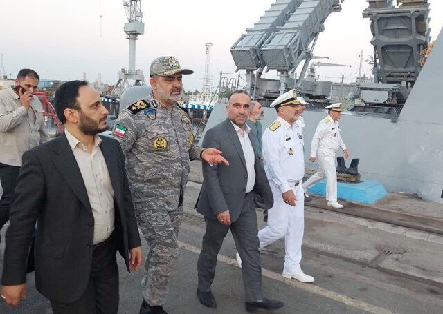 سخنگوی دولت رئیسی به منطقه نظامی ارتش رفت+عکس