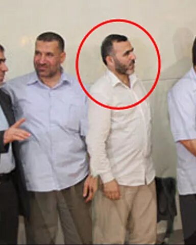 تصاویر رهبران حماس در دفتر وزیر جنگ اسرائیل