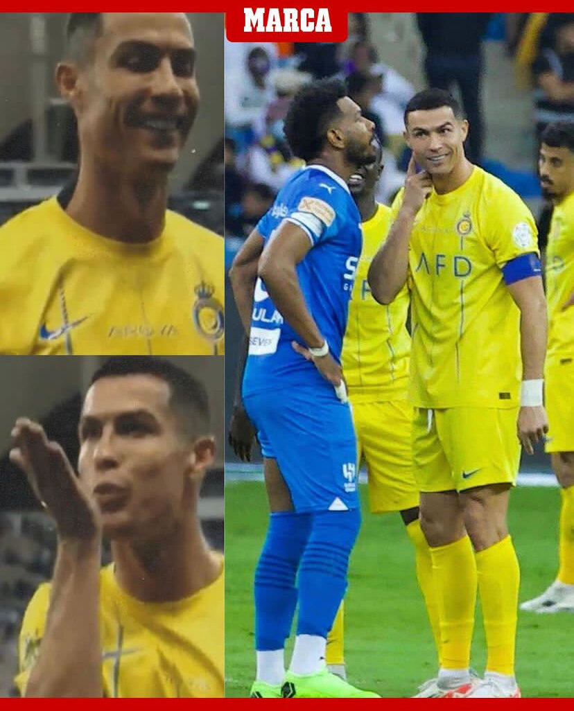 عکس| واکنشهای جالب رونالدو به تشویق لیونل مسی