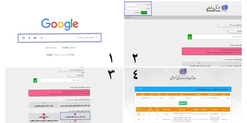 ورود به پورتال فنی و حرفه ای