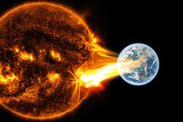 هیولای خورشید به زمین رسید/ قوی‌ترین شراره خورشیدی در ۶ سال گذشته