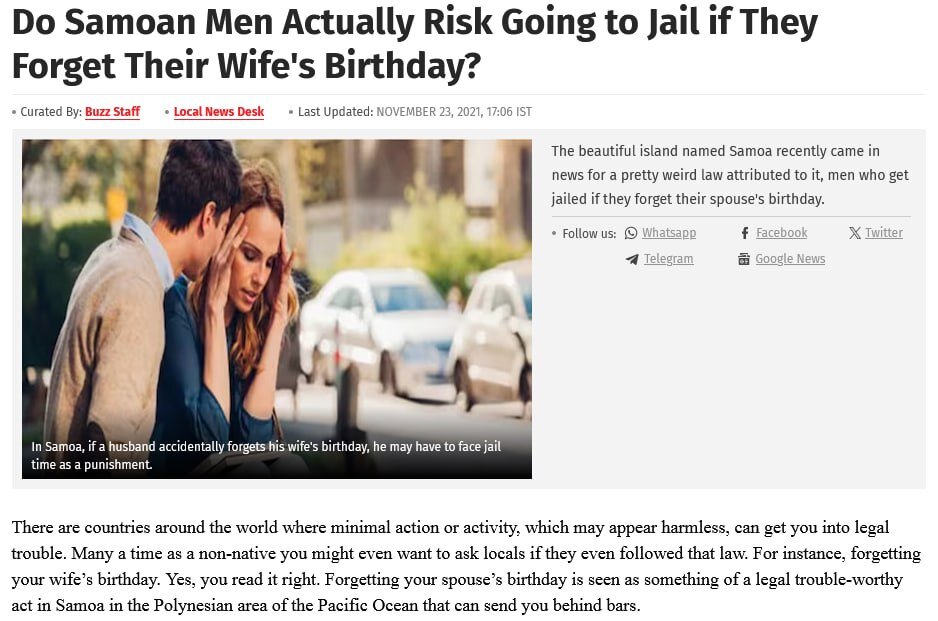 عکس | در این کشور زیبا؛ فراموش کردن تاریخ تولد همسر، شوهر را راهی زندان میکند؟