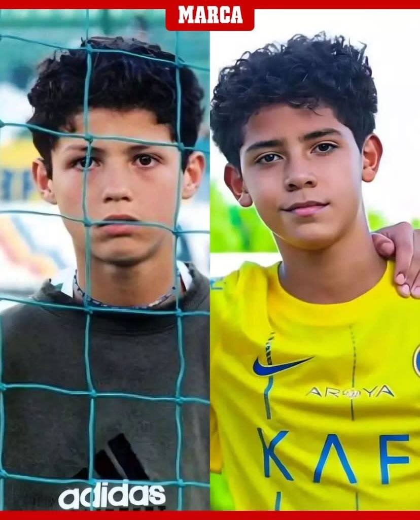 عکس| شباهت باورنکردنی کریستیانو جونیور به دوران نوجوانی رونالدو