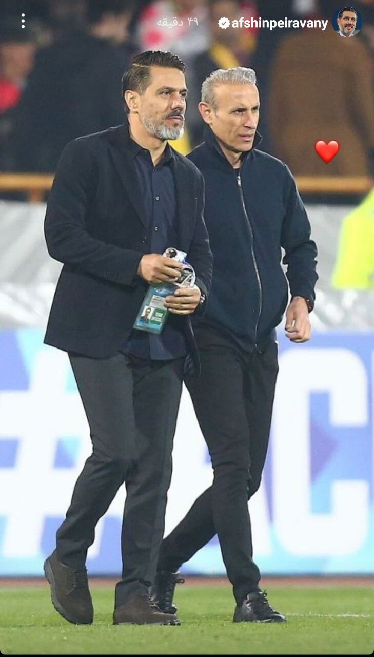 عکس| واکنش افشین پیروانی به انتقادات از گلمحمدی