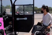 ببینید | تولید خودروی ویژه معلولین در چین!
