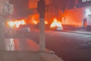 ببینید | به آتش کشیدن ورزشگاه سانتوس توسط هواداران خشمگین