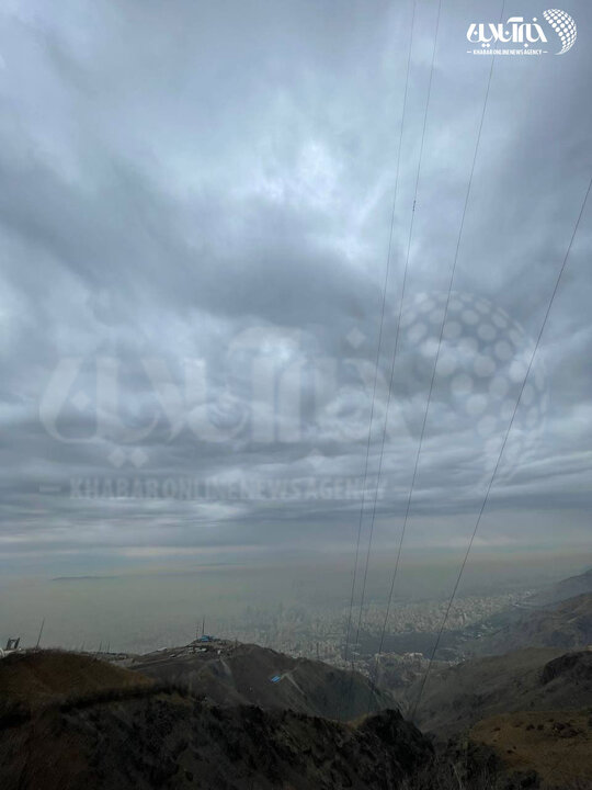 تصاویر | وضعیت آلودگی شهر تهران از فراز ارتفاعات کلکچال