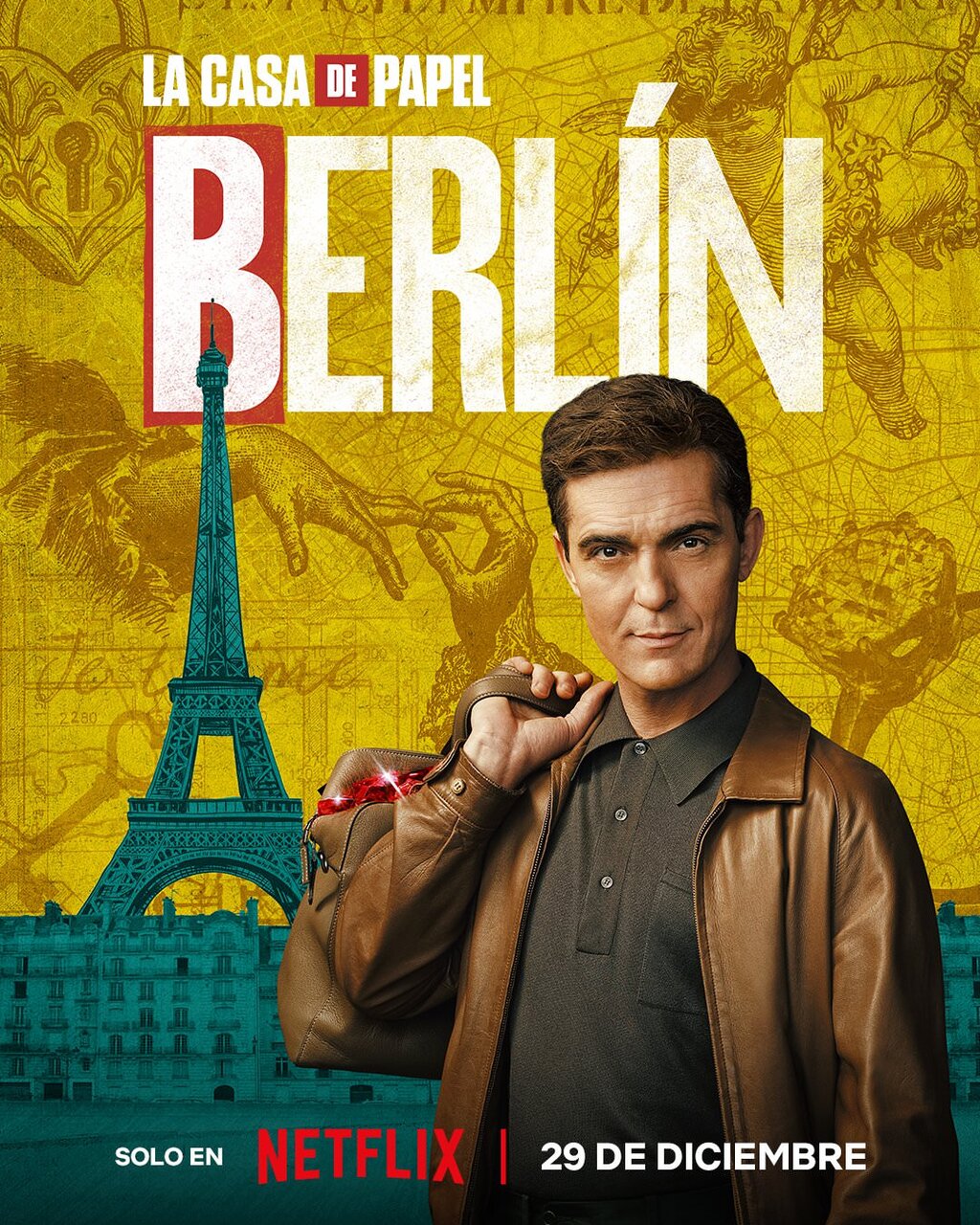 پوستر کاراکترهای سریال Berlin؛ گردهم‌آیی سارقان جواهر