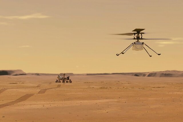 رکوردشکنی نبوغ ناسا بر فراز خاک سرخ مریخ/ عکس