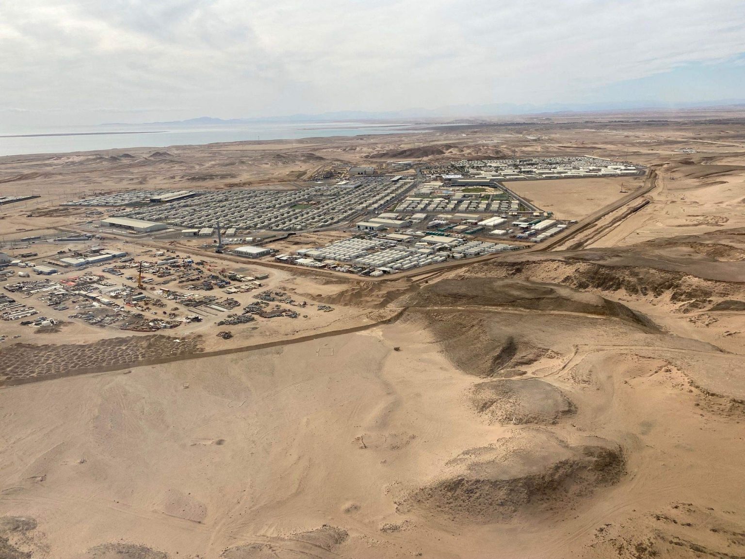 تصاویر خیرهکننده از پیشرفت پروژه لاین بنسلمان/ عکس