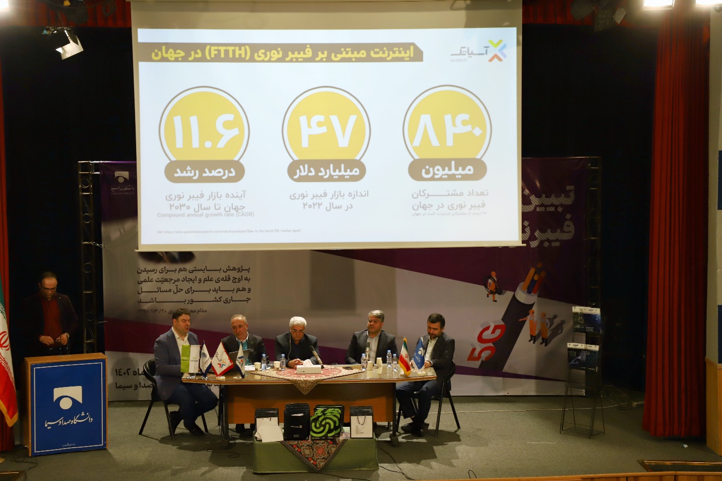 چهار میلیون خانوار تحت پوشش شبکه فیبرنوری آسیاتک قرار میگیرند