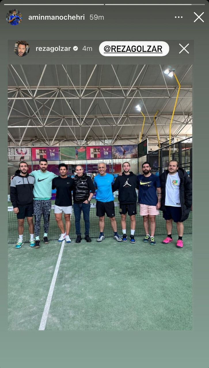 عکس| تمرین پدل گلزار و بازیکنان استقلال و پرسپولیس