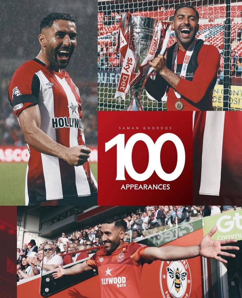 عکس| سنگتمام برنتفورد برای سامان قدوس