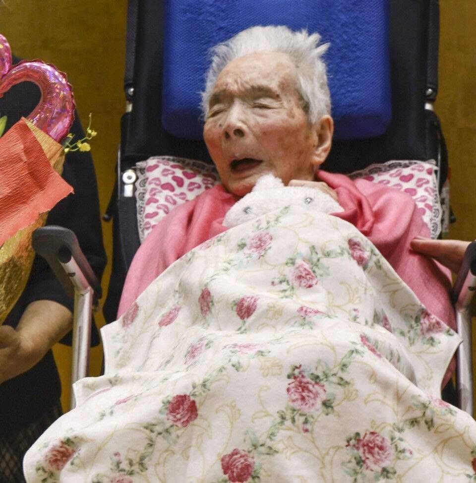 پیرترین ژاپنی درگذشت/ عکس