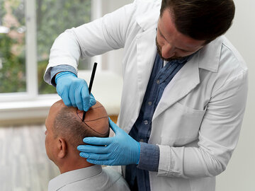 کاشت موی موفق در کلینیک کاشت موی ایران فیت