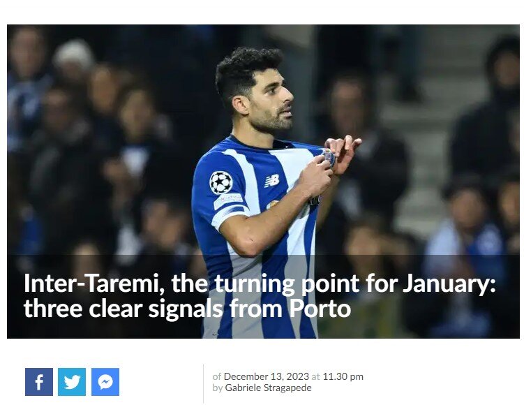 رسانه ایتالیایی: اینتر تو به طارمی نیاز داری