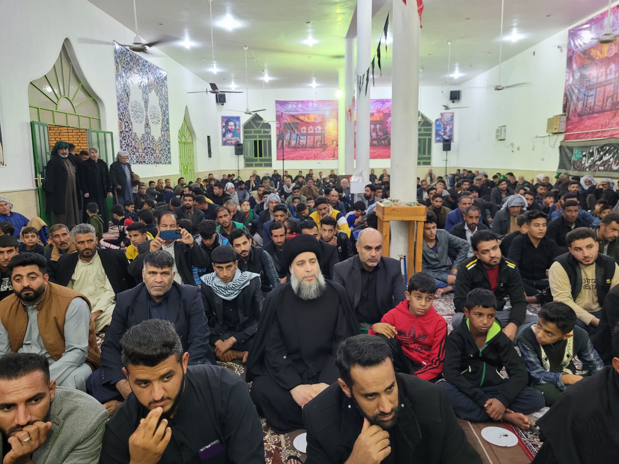 حضور عاشقان بنت رسول الله (ص) در روستای مزرعه شهرستان کرخه