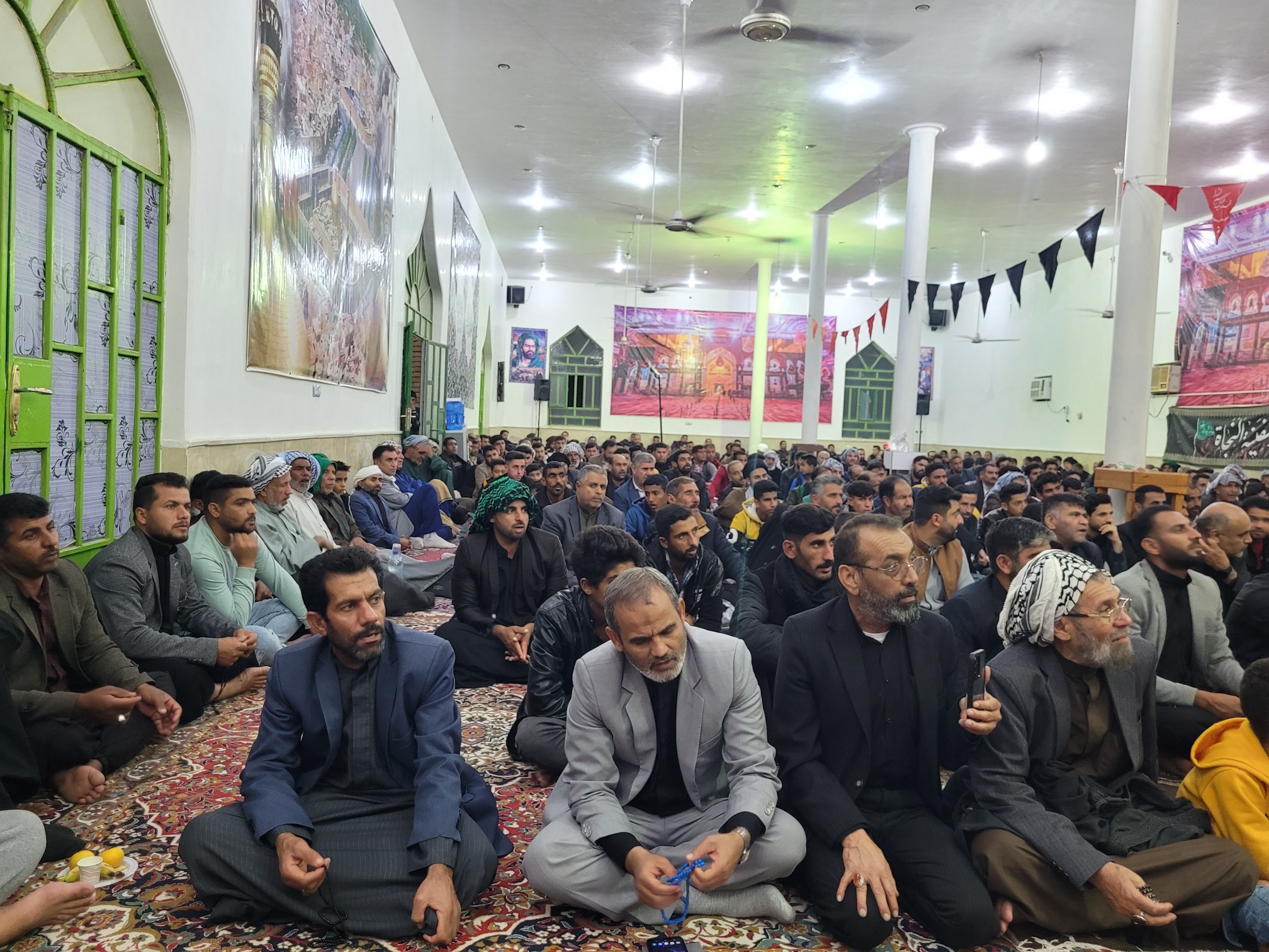 حضور عاشقان بنت رسول الله (ص) در روستای مزرعه شهرستان کرخه