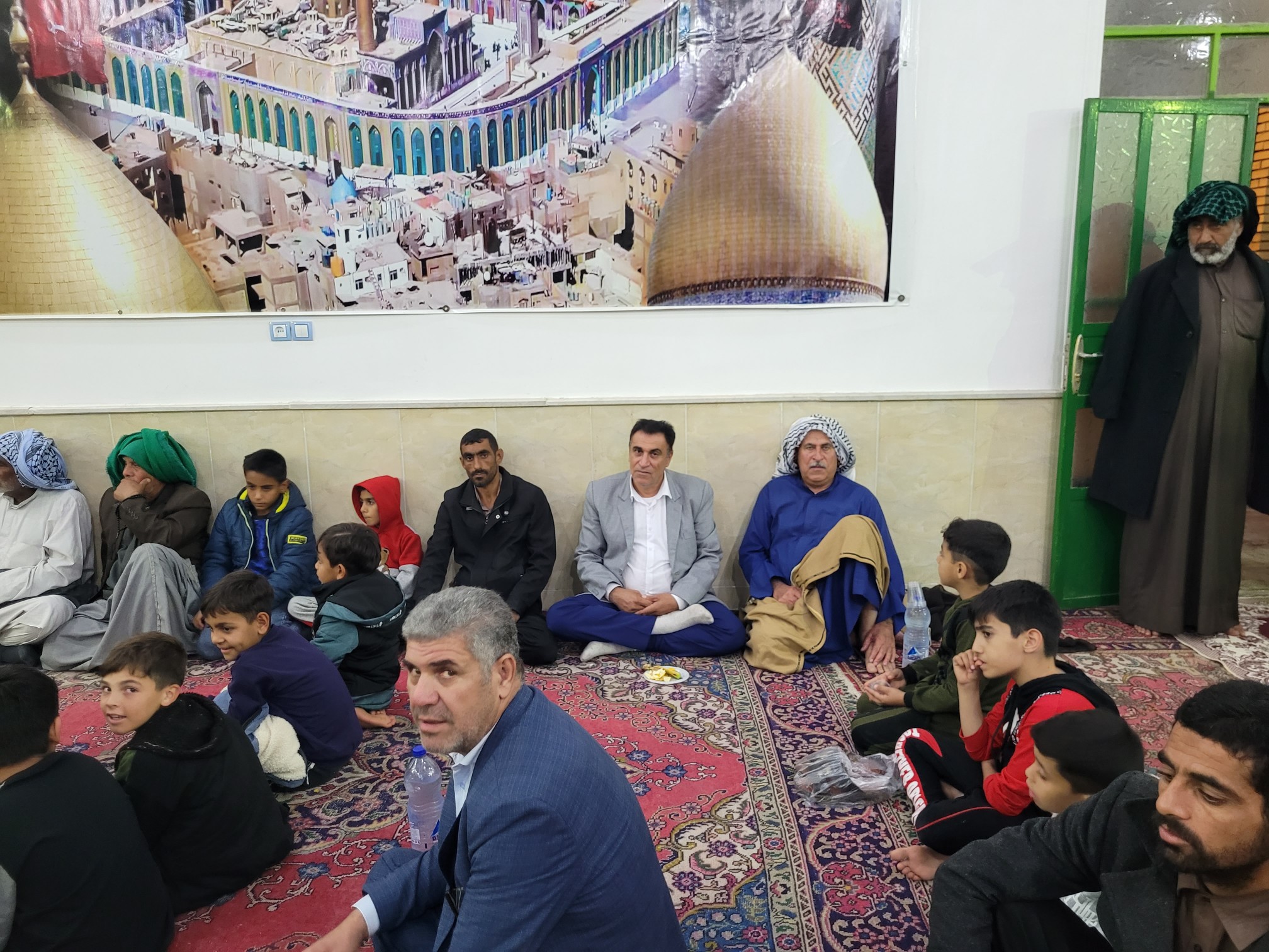 حضور عاشقان بنت رسول الله (ص) در روستای مزرعه شهرستان کرخه