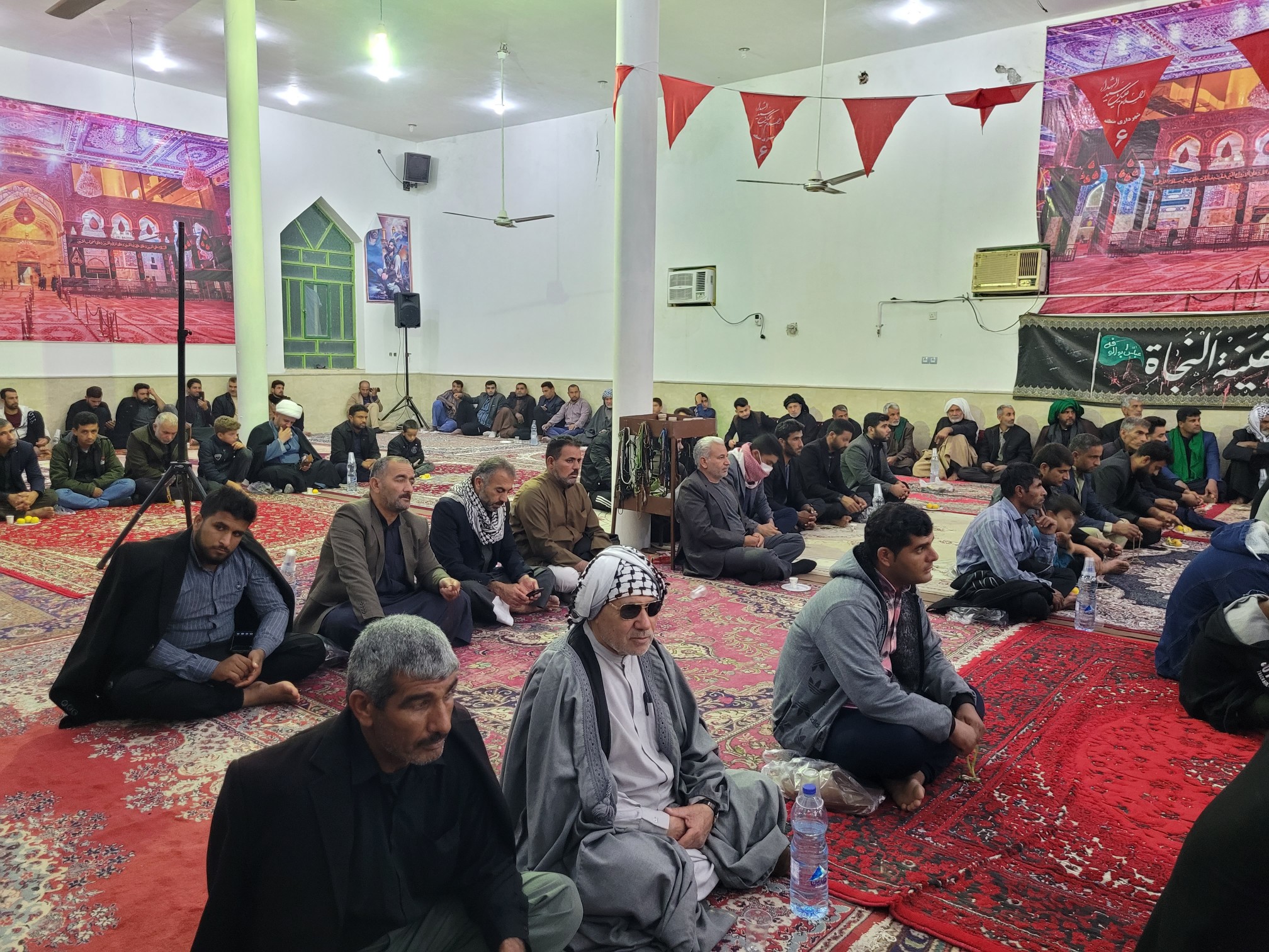 حضور عاشقان بنت رسول الله (ص) در روستای مزرعه شهرستان کرخه