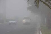 ببینید | تصاویری از  مه‌ آلودگی شدید در جزیره کیش