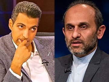 «عادل فردوسی‌پور» رئیس صداوسیما را وزن کرد!/ عکس