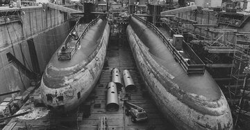 گورستان نیروی دریایی آمریکا/ ایستگاه آخر زیردریایی‌های هسته‌ای/ عکس