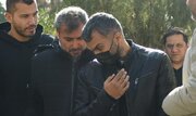 عکس | تصویر جدید مدیر شبکه سه در مراسم ختم مادر محمدحسین میثاقی