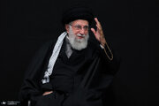 مهمانان ویژه رهبر انقلاب در حسینیه امام خمینی (ره) +عکس