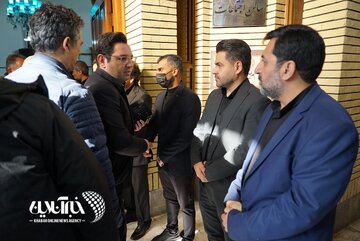 مراسم خاکسپاری مادر محمدحسین میثاقی