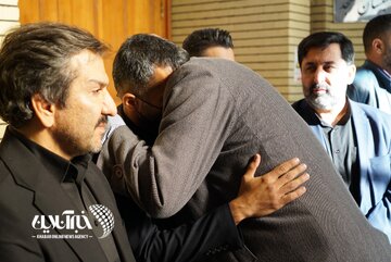 مراسم خاکسپاری مادر محمدحسین میثاقی