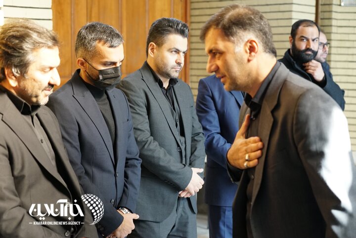 مراسم خاکسپاری مادر محمدحسین میثاقی