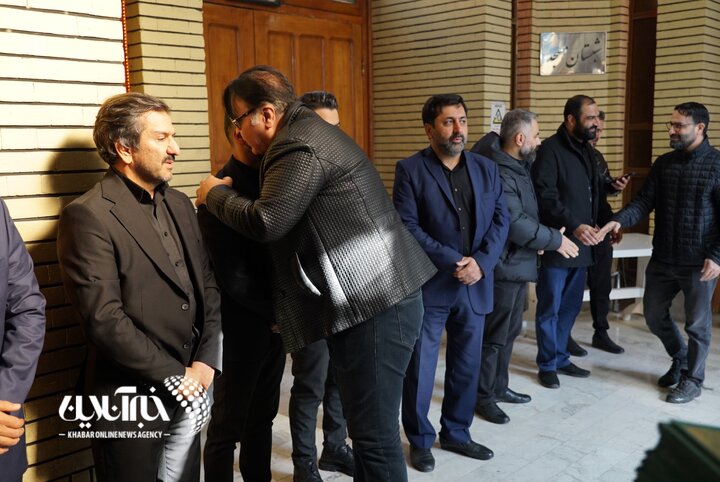 مراسم خاکسپاری مادر محمدحسین میثاقی