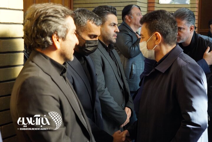 مراسم خاکسپاری مادر محمدحسین میثاقی