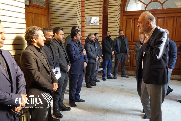 مراسم خاکسپاری مادر محمدحسین میثاقی