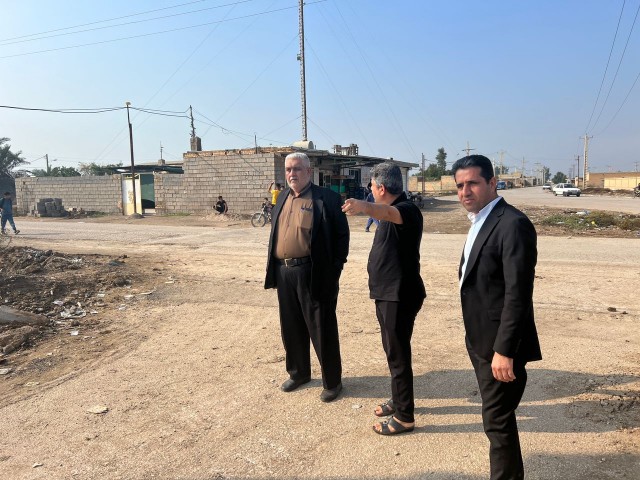 بازدید فرماندار شهرستان کرخه از روستاهای بخش مرکزی
