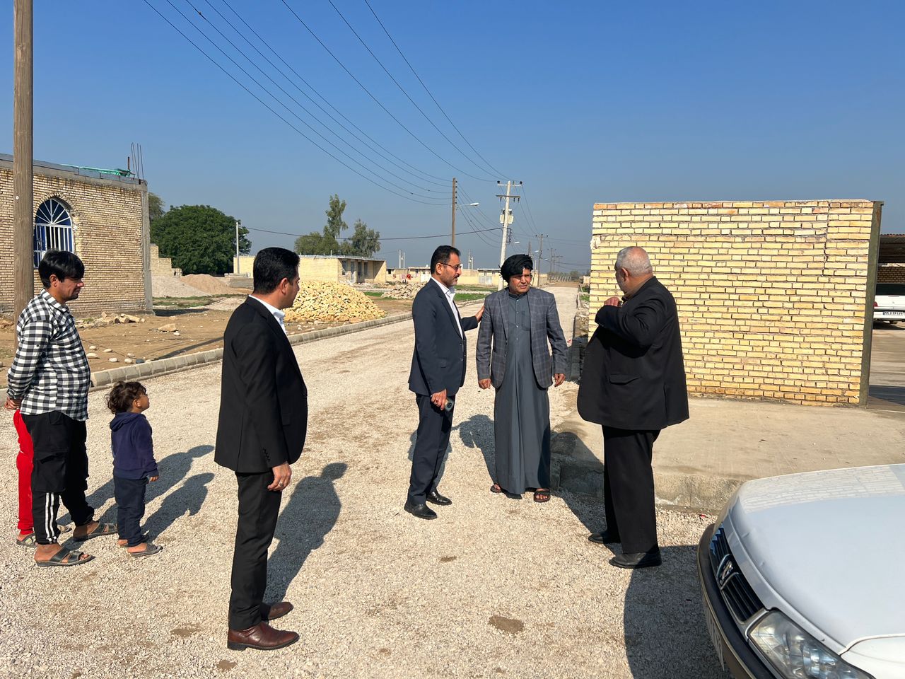 بازدید فرماندار شهرستان کرخه از روستاهای بخش مرکزی