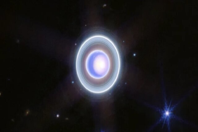 اورانوس را هیچ وقت در این حالت ندیده‌اید/ حلقه‌های درخشان از نگاه جیمز وب/ عکس