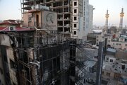 ببینید |‌ مهار آتش‌سوزی هتل آپارتمان ۵ طبقه در مشهد