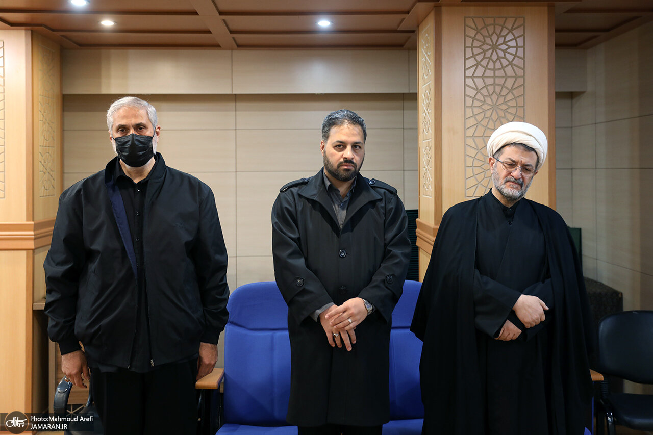 حضور کاندیدای جنجالی ریاست جمهوری در مراسم ختم همسر علامه طباطبایی / نهاوندیان و بادامچیان هم آمدند + عکس 5