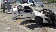 ببینید | خسارت شدید پژو ۲۰۷ در تصادف با خودروی RX